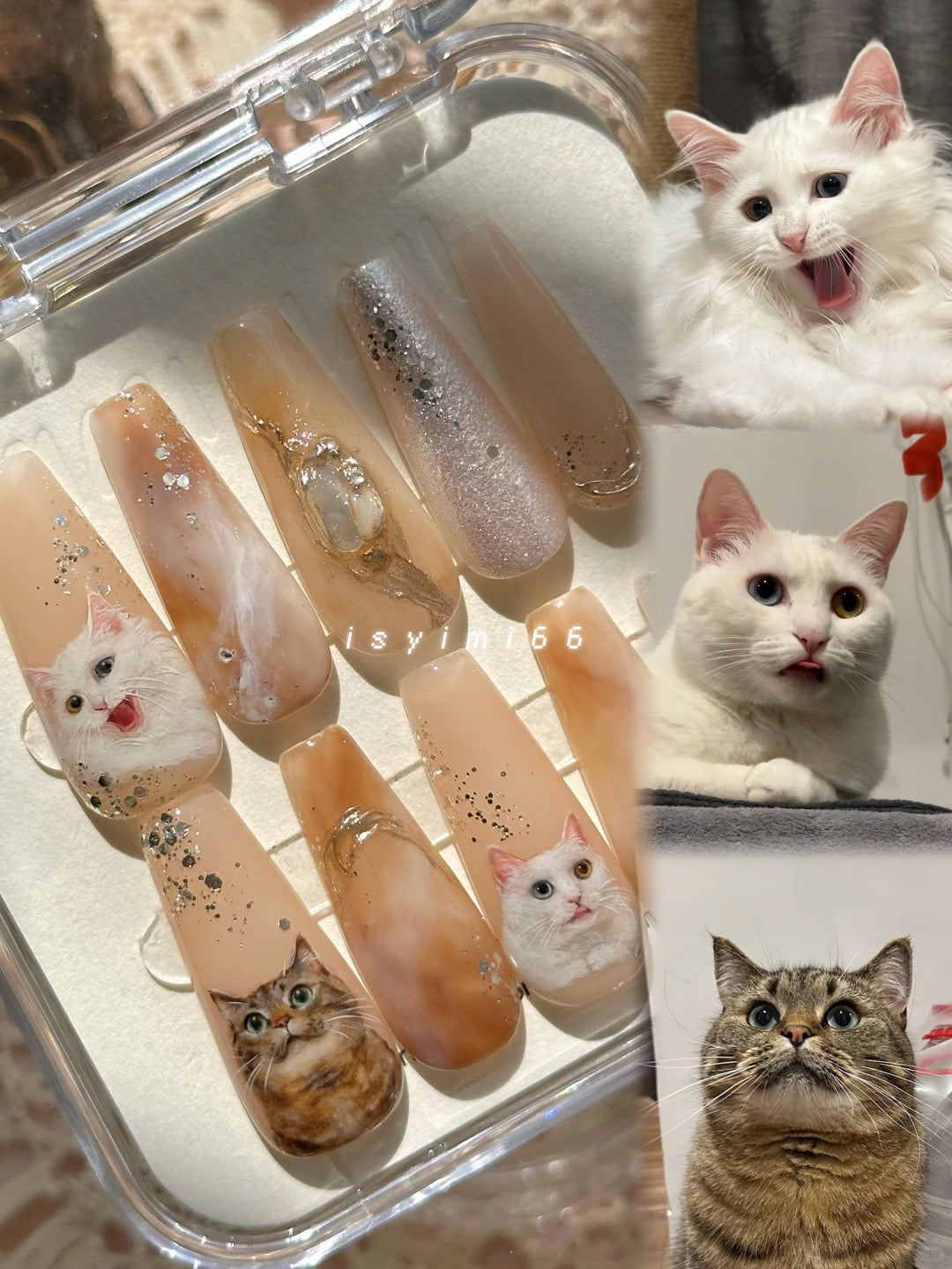 HAND-MADE CUSTOMIZE PRESS ON NAIL - SPECIAL DESIGN