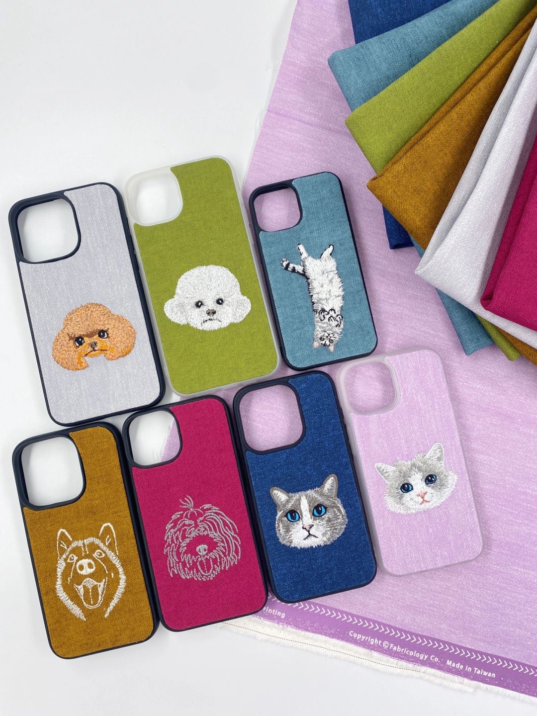 CUSTOMIZED EMBROIDERED PHONE CASE