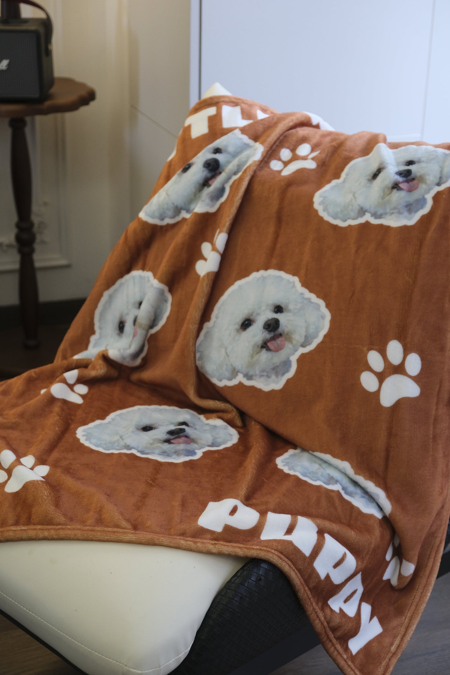 Custom Pet Portrait Blanket
