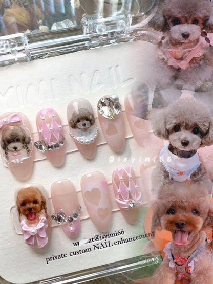 HAND-MADE CUSTOMIZE PRESS ON NAIL - SPECIAL DESIGN