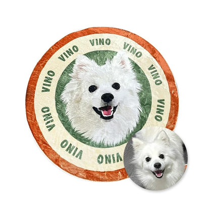 CUSTOMIZED VELVET RUG - ROUND SHAPE